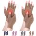 DRNAIETY 2 Pairs Arthritis Compression Gloves for Women & Men Hand Arthritis Anti-Slip Glue dot Gloves for Work(M Brown) Medium Brown