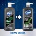 Dial Men 3in1 Body Hair and Face Wash Recharge 69 fl oz (3-23 fl oz Bottles) - Buy Online on GoSupps.com