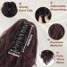 BARSDAR 14'' Red Ponytail Extension Claw Clip Curly Wavy Synthetic Hairpiece - Dark Burgundy/Black Mixed Pony Tail for Women Girls - Ideal for Daily Wear, Parties, or Halloween - 14 Inch - Buy Online on GoSupps.com