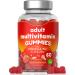 Multivitamin Gummies for Adults | 60 Count | 14 Essential Nutrients | with Vitamin A B12 C D & Zinc | Natural Strawberry Flavour | by Horbaach 60 Count (Pack of 1)