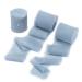 DORIS HOME 3 Rolls 2x7Yd Fringe Chiffon Ribbon for Flower Bouquet  Handmade Dusty Blue Ribbon for Gift Wrapping  Frayed Edge Ribbon for Crafts  Decorating  Bouquet Wrap  Wedding Invitation 3 Rolls Dusty Blue