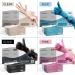 Large Clear Vinyl Disposable Gloves - Latex & Powder Free - 50 Pack for Medical, Home, Cleaning & Food - 3 Mil Thickness - Buy Online on GoSupps.com
