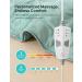 EVAJOY XL Weighted Heating Pad with Massager - 3 Heat Levels, 6 Vibration Settings for Back Pain Relief - 12 x 24 - Buy Online on GoSupps.com