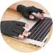 Buy Copper Compression Arthritis Gloves | Best Copper Infused Support for Hands - Fingerless for Men & Women | Medium Grey - Buy Online on GoSupps.com