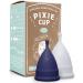 Two Soft Menstrual Cups - Most Comfortable Period Cups for Women with Tilted Cervix - Buy One We Give One - Includes Ebook Guide, Cleaning Wash Wipes, Lube, & Storage Bag -Tampon and Pad Alternative Soft Small & Large