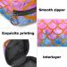 Colorful Mermaid Fish Scales Sanitary Napkin Storage Bag | Portable First Period Pads & Tampons Holder | Large Capacity Makeup Bag for Girls & Women - Buy Online on GoSupps.com