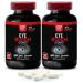 L-Glutathione - Eye Vision Guard - Lutein Bilberry Fruit Grape Quercetin Dihydrate Taurine Milk Thistle Turmeric Root Taurine Lutein Grape Quercetin 1 Bottle 60 Capsules