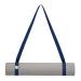Gaiam Easy-Cinch Yoga Mat Sling, 1 Count (No Mat Included) Navy