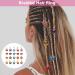 20 pieces braids jewellery butterfly braids metal cuffs lock clips hair accessories dreadlocks hair spirals clips hair beads dreadlock alloy hair braiding hair rings DIY women and men - Buy Online on GoSupps.com