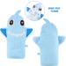 4 Pieces Baby Bath Gloves - Soft Animal Style Cotton Towels for Gentle Peeling - Duck Panda Sheep Design | Perfect for Baby Baths & Showers - Buy Online on GoSupps.com