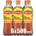 Buy Lipton Ice Tea Peach - Iced Tea with Peach Flavor Disposable Pack of 6 (500ml Each) | International Shipping Available - Buy Online on GoSupps.com