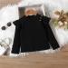Miipat Baby Girl Fall Winter Outfit Set | Long Sleeve Top & Mini Skirt | 4-5 Years | BlackCoffee - Buy Online on GoSupps.com
