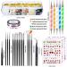 JOYJULY Nail Art Kit: Brushes, Dotting Tools, Rhinestones, Stickers, Holographic Glitters - Black Free - Buy Online on GoSupps.com