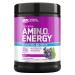 Optimum Nutrition Amino Energy Powder Plus Focus with BCAA Electrolytes and Caffeine Grape 1.42 LB 72 Servings (Packaging May Vary)
