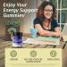 Buy HERBAMAMA Acetyl L-Carnitine Energy Gummies - 1500 mg ALCAR for Women & Men - Vegan Gelatin-Free Non-GMO - 60 Blueberry Chews - International Shipping Available - Buy Online on GoSupps.com