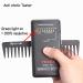 HYOUJIN 601 Black Carbon Wide Tooth Detangling Comb - Heat Resistant - Ideal for Long, Wet, Straighten, Curly Hair - Cutting Set - Buy Online on GoSupps.com