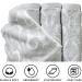 Great Bay Home Cassie Collection 100% Cotton Jacquard Hand Towels, Absorbent & Quick-Dry - White/Grey (4-Pack) - Buy Online on GoSupps.com