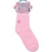 Earth Therapeutics Aloe Vera Socks - Infused with Aloe Vera & Vitamin E for Dry Feet, Cracked Heels, Calluses & Rough Skin - Pink - Buy Online on GoSupps.com