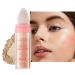 Highlight patting powder shimmering highlighter powder pen for face and body brightening contouring high-gloss glitter powder Highlight-up-up powder-blade ( #03 golden brown) #03 golden brown (1 Pack)