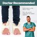 Natural Sheepskin Heel Protectors - Set of 2 | Medical Grade Heel Guards for Pressure Relief | Adjustable Straps | Cornsilk Color - Buy Online on GoSupps.com
