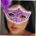 minkissy Masquerade Mask The Mask Party Mask Women Venetian Mask for Women Party Masks for Adults Masquerade Halloween Masks for Adults Women Masquerade Ball Mask Hemming Pvc Child Props - Buy Online on GoSupps.com