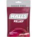 Halls Relief Sugar Free Cough Drops BLACK CHERRY 25 Count BLACK CHERRY 25 Count (Pack of 1)