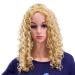 SWACC 20-Inch Big Bouffant Curly Wig for Women - Synthetic Heat Resistant Hair Piece with Cap | Strawberry Blonde/Bleach Blonde Highlights (27H613 - Buy Online on GoSupps.com