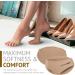 BALL OF FOOT CUSHION SLEEVES - Metatarsal Pads for Burning Sensations, Metatarsalgia Pain Relief - Gel Pads for Men & Women - Beige - Buy Online on GoSupps.com