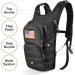 SHARKMOUTH Tactical Hydration Pack Backpack - 2L BPA Free Water Bladder, Military Daypack for Outdoor Activities - Black - Buy Online on GoSupps.com