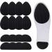Syhood Anti-Slip Shoe Pads 16 Pieces Black Unisex