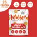 Whisps Cheese Crisps Variety Pack - Parmesan, Asiago, & Cheddar Cheese Snacks - Keto Friendly, High Protein, Low Carb, Gluten & Sugar Free - 2.12 Oz (Pack of 6) - Buy Online on GoSupps.com