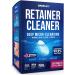 Denture Cleaning Tablets - Retainer Cleaner for Aligner, Mouth & Night Guard - 120 Pack, 4 Month Supply - Dental Cleanser for Nightguards & Mouthguards - Fresh in 3 Minutes - Removes Odor & Plaque