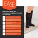 Ease Opaque Open-Toe Knee Highs - 20-30mmHg Moderate Compression Stockings | Sand Medium Short - Shop Internationally - Buy Online on GoSupps.com