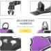 Adjustable No-Pull Dog Harness for Medium Dogs - Reflective Breathable Padded Handle Purple | Heele - Buy Online on GoSupps.com