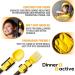 Dinneractive Construction Themed Utensil Set for Kids - 2-Piece Fork and Spoon for Toddlers - Yellow Theme - Buy Online on GoSupps.com