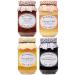 Mrs Darlington's Jam Bundle of 4 (Sweet Apple Chutney 312g Orange Curd 320g Pineapple Jam 340g Wild Blueberry Jam 340g)
