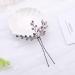 Kercisbeauty Purple Beaded Hair Pins - Wedding Bridal Hair Accessories for Bride Bridesmaid Prom - Pack of 3 - Buy Online on GoSupps.com
