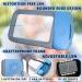 VOCA Magnifying Glass with Light 3X Large Rectangle Reading Magnifier with 10 LEDs for Seniors with Macular Degeneration Newspaper Books Small Print for Low Visions (Blue) - Buy Online on GoSupps.com