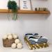 Eco-Friendly Wool Laundry Dryer Balls by Mili Felt - Reusable Extra Large Natural Fabric Softener Reducing Wrinkles | 100% Pure New Zealand Wool Made in Nepal - Buy Online on GoSupps.com