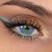 Contact lenses colored 'Malaga Blue' without strength Colored blue monthly lenses soft lentils soft hydrogel 2 pieces of color lenses + lens container 0.0 diopttries natural colors series