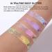 Holographic Body Glitter Gel - Ultra Fine Glitter for Face, Hair, Body, Nail & Eyeshadow - Waterproof Laser Gel for Festival & Rave - 1.35 oz (White) - Buy Online on GoSupps.com