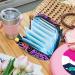 Colorful Hearts Storage Bags for Women's Bandages & Menstrual Products | Portable Tampon & Pad Holders for School & Office - Buy Online on GoSupps.com