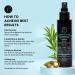 Controlled Chaos Hair Detangler Spray - Heat Protectant Spray for hair with Rosemary Leaf Extracts Jojoba Oil & Olive Oil-Adds Moisture Shine & Control (5oz) - Buy Online on GoSupps.com