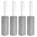 CHStarina 4 pieces of pumice stone cleaning stone with handle Cleaning block toilet pumice stone cleaning for brushes spots hard water blocks bumsstein brushes cleaning stone for kitchen toilet shower bathroom pool