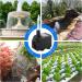 Yochaqute 550GPH Submersible Water Pump - Quiet Mini Adjustable Pump for Hydroponics, Garden Waterfall, Pond, Fish Tank - 30W, 6ft Power Cord - Buy Online on GoSupps.com