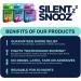 Silent Snooz Unscented Sleep Aid: Natural Snoring Relief | Anti-Snoring Nose Clip with Nasal Dilator | Stop Snoring Device for Men & Women | Reusable (30 Uses) - Buy Online on GoSupps.com