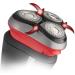 Remington R5000 Style Series R5 Rechargeable Shaver - Dual Track Blades, Wet/Dry, Close Shave - Grey/Silver/Red - Cordless - Buy Online on GoSupps.com