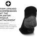 Feetures Plantar Fasciitis Relief Cushion Sock - Arch Support for Men & Women - No See Through - Black - Buy Online on GoSupps.com