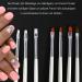 Com-Four 15-Part Nail Art Brush Set | Premium Manicure & Nail Design Kit for Flowers & Points - International Shipping Available - Buy Online on GoSupps.com