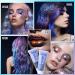 Prreal Body Glitter Gel 50ml | Holographic Face & Nail Sequins for Festival Makeup | Chunky Shimmer Eyeshadow in Blue Purple - Buy Online on GoSupps.com